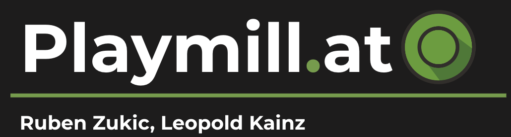 playmill.at logo with founder names